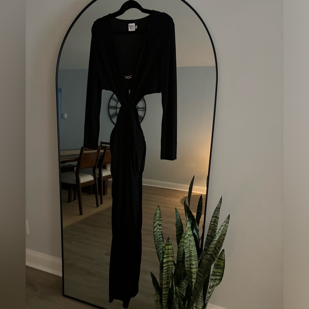 Princess Polly Black Long Sleeve Dress